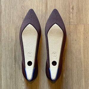 Rothy’s The Point size 9 Truffle Python